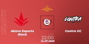 Akave Esports Black VS Contra GC
