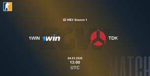 1WIN VS TDK 1WIN VS TDK