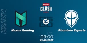 Nexus Gaming VS Phantom Esports Nexus Gaming VS Phantom Esports