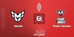 Heroic VS Team Yandex