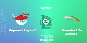 AG.AL VS Hanwha Life Esports