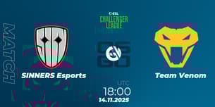 SINNERS Esports VS Team Venom