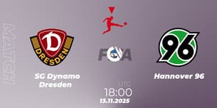 SG Dynamo Dresden VS Hannover 96