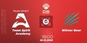 Team Spirit Academy VS Winter Bear
