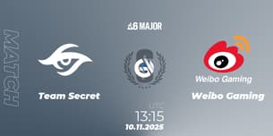 Team Secret VS Weibo Gaming