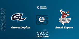 GamerLegion VS Sashi Esport