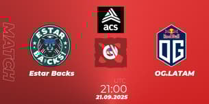 Estar Backs VS OG.LATAM