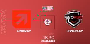 UNIWAY VS EVOPLAY UNIWAY VS EVOPLAY