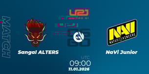 Sangal ALTERS VS NaVi Junior Sangal ALTERS VS NaVi Junior