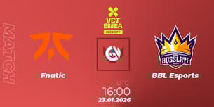 Fnatic VS BBL Esports Fnatic VS BBL Esports