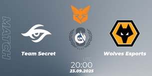 Team Secret VS Wolves Esports