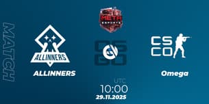 ALLINNERS VS OMEGA ALLINNERS VS OMEGA