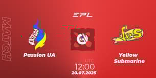 Passion UA VS Yellow Submarine