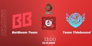 BetBoom Team VS Team Tidebound BetBoom Team VS Team Tidebound