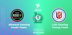 EDward Gaming Youth Team VS LGD Gaming Young Team