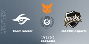 Team Secret VS MACKO Esports