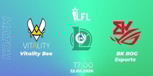 Vitality Bee VS BK ROG Esports