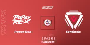 Paper Rex VS Sentinels