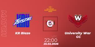 KRÜ Blaze VS University War GC