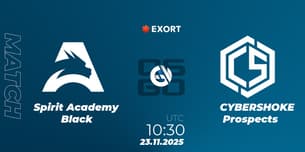 Spirit Academy Black VS CYBERSHOKE Prospects