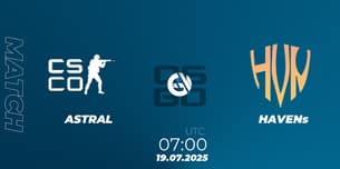 ASTRAL ESPORTS VS HAVENs
