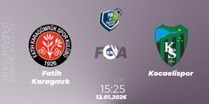 Fatih Karagümrük VS Kocaelispor