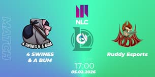 4 SWINES & A BUM VS Ruddy Esports