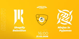 Shopify Rebellion VS Ninjas in Pyjamas