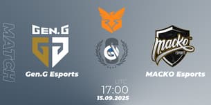 Gen.G Esports VS MACKO Esports