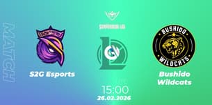 S2G Esports VS Bushido Wildcats