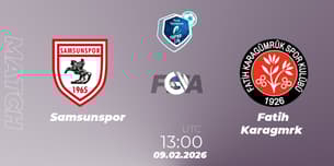 Samsunspor VS Fatih Karagümrük