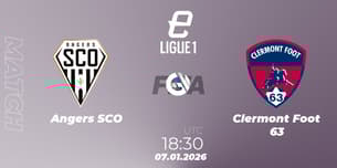 Angers SCO VS Clermont Foot 63