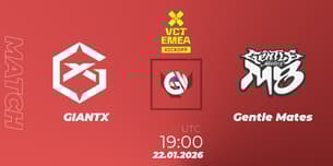GIANTX VS Gentle Mates