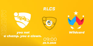 you not a champ. you a clown. VS Wildcard you not a champ. you a clown. VS Wildcard