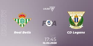 Real Betis VS CD Leganés