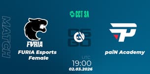 FURIA Esports Female VS paiN Academy