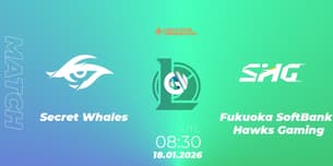 Secret Whales VS Fukuoka SoftBank Hawks Gaming