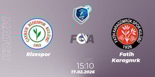 Rizespor VS Fatih Karagümrük