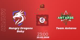 Hungry Dragons Baby VS Team Antares