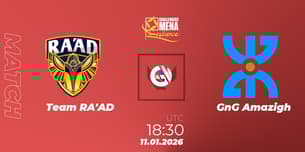 Team RA'AD VS GnG Amazigh Team RA'AD VS GnG Amazigh