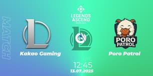Kakao Gaming VS Poro Patrol