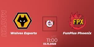 Wolves Esports VS FunPlus Phoenix Wolves Esports VS FunPlus Phoenix
