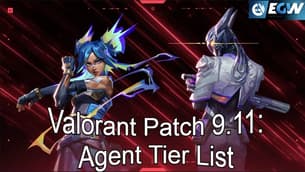 Valorant Patch 9.11: Updated Meta and Agent Tier List