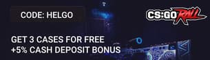 CSGORoll Promo Code “HELGO” for 3 Free Cases