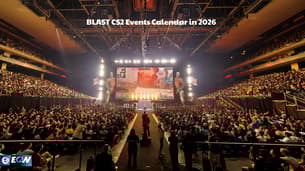 BLAST CS2 Evenemangskalender 2026