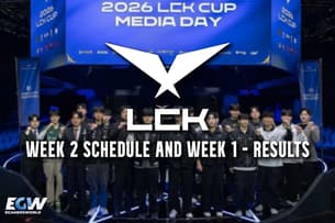LCK Cup 2026 2. Hafta Programı ve 1. Hafta Sonuçları