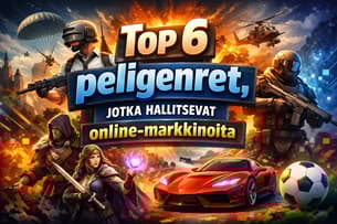 Top 6 peligenret, jotka hallitsevat online-markkinoita