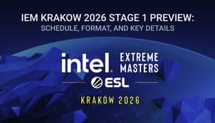 Огляд першого етапу IEM Krakow 2026: розклад, формат та ключові деталі