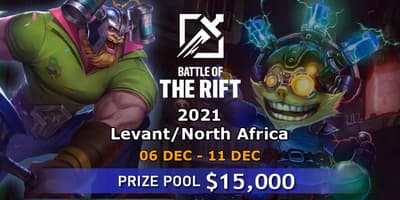 Battle of the Rift 2021 - Levant/North Africa
