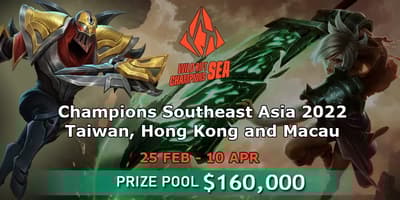 Champions Southeast Asia 2022 - Taiwan, Hong Kong and Macau Champions Southeast Asia 2022 - Taiwan, Hong Kong and Macau